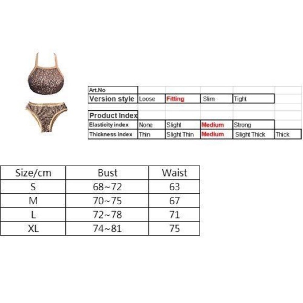 Sequin High Neck Halter Bikini - Picture 5 of 5